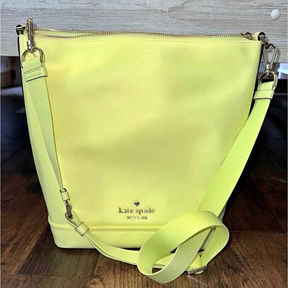 Kate Spade Chelsea Duffel Yellow Cross Body Bag